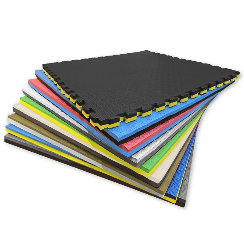 Tatami Etileno Acetato de Vinílo de Alta Densidad Tatami Rojo Gris  |1x1| 40mm